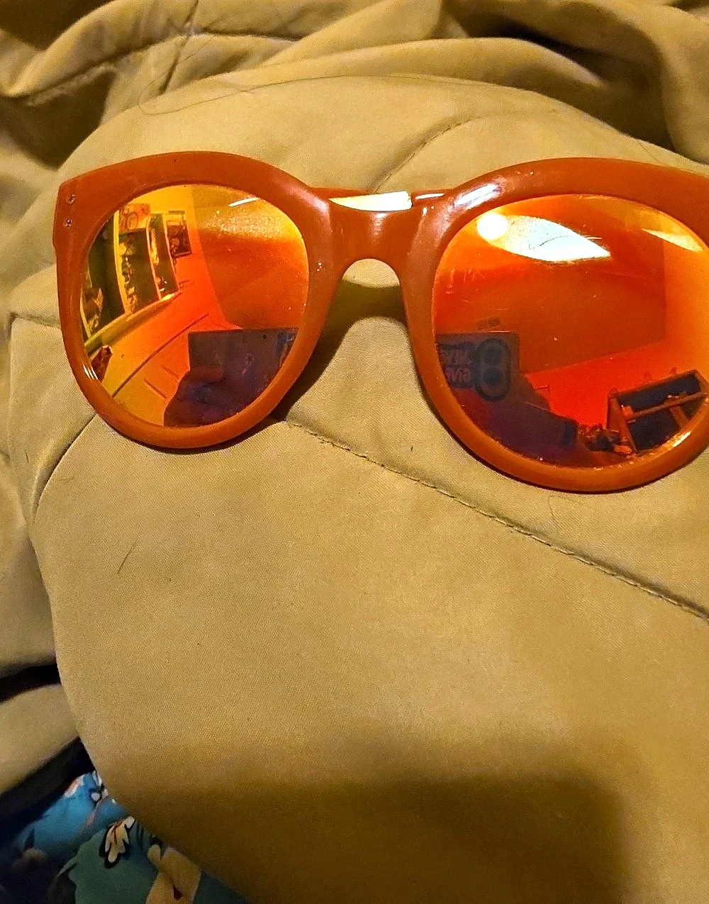 Orange Sunglasses Like New